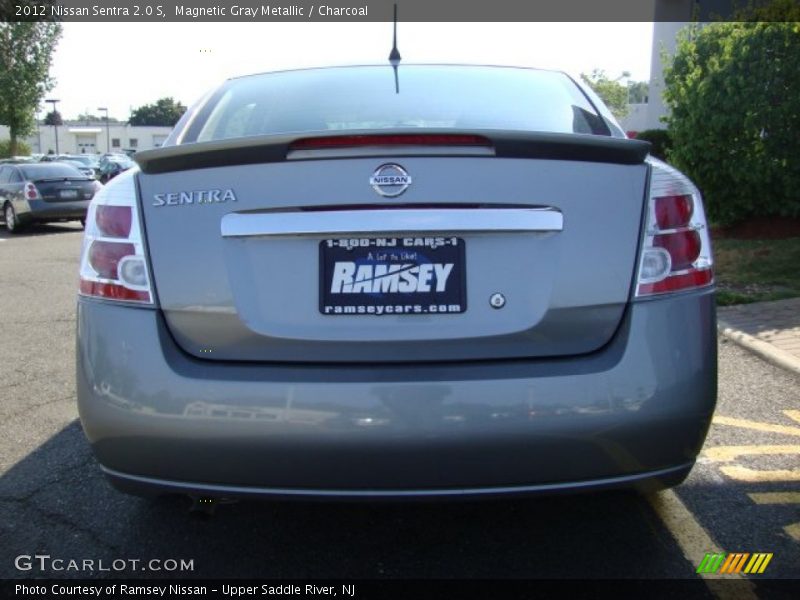 Magnetic Gray Metallic / Charcoal 2012 Nissan Sentra 2.0 S