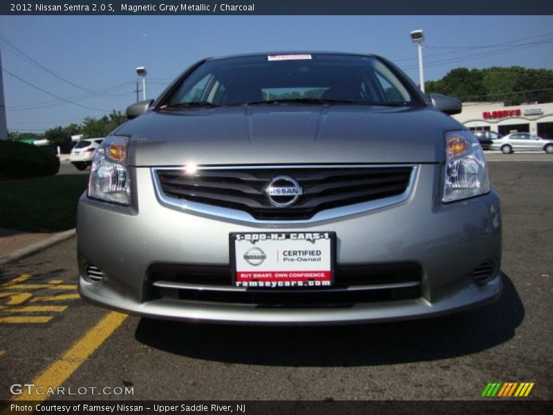 Magnetic Gray Metallic / Charcoal 2012 Nissan Sentra 2.0 S