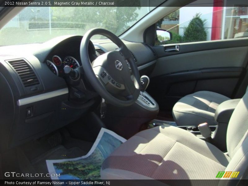 Magnetic Gray Metallic / Charcoal 2012 Nissan Sentra 2.0 S