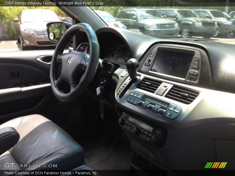 Midnight Blue Pearl / Gray 2007 Honda Odyssey Touring