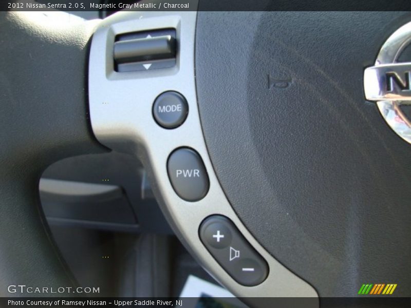 Magnetic Gray Metallic / Charcoal 2012 Nissan Sentra 2.0 S