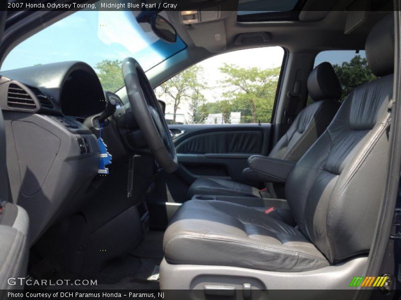 Midnight Blue Pearl / Gray 2007 Honda Odyssey Touring