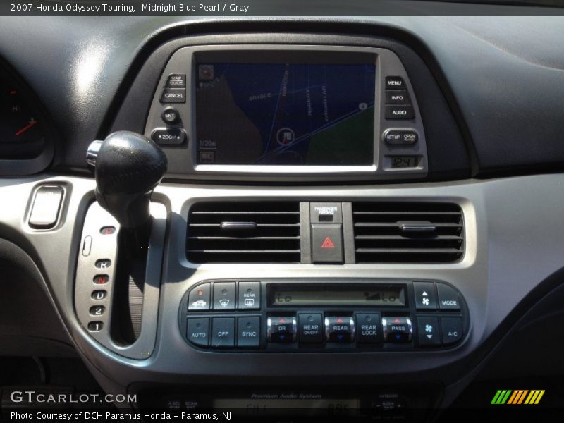Midnight Blue Pearl / Gray 2007 Honda Odyssey Touring