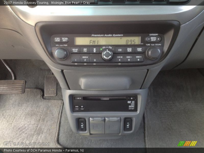 Midnight Blue Pearl / Gray 2007 Honda Odyssey Touring