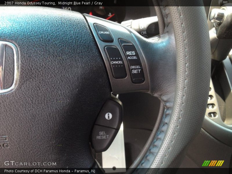 Midnight Blue Pearl / Gray 2007 Honda Odyssey Touring