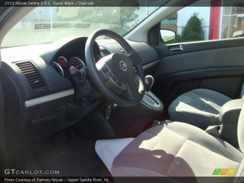 Super Black / Charcoal 2010 Nissan Sentra 2.0 S