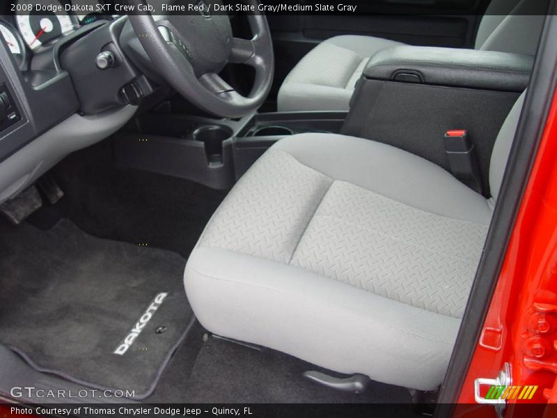 Flame Red / Dark Slate Gray/Medium Slate Gray 2008 Dodge Dakota SXT Crew Cab