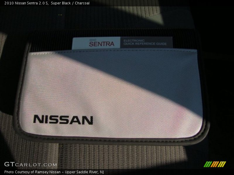 Super Black / Charcoal 2010 Nissan Sentra 2.0 S