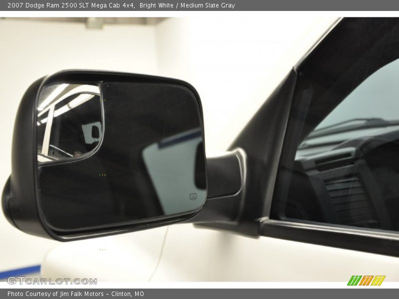 Bright White / Medium Slate Gray 2007 Dodge Ram 2500 SLT Mega Cab 4x4