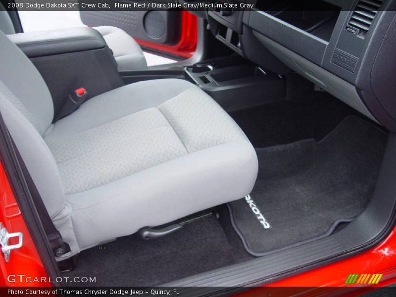 Flame Red / Dark Slate Gray/Medium Slate Gray 2008 Dodge Dakota SXT Crew Cab