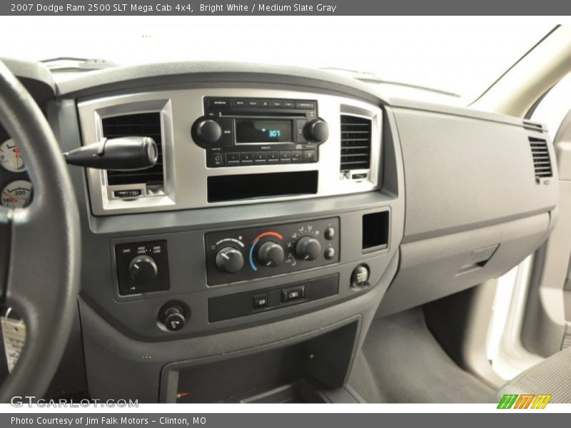 Bright White / Medium Slate Gray 2007 Dodge Ram 2500 SLT Mega Cab 4x4