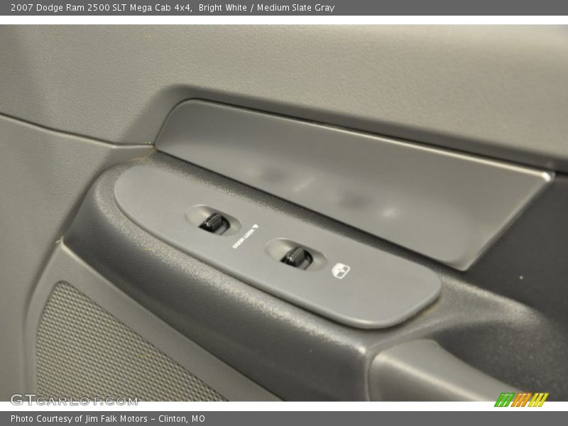 Bright White / Medium Slate Gray 2007 Dodge Ram 2500 SLT Mega Cab 4x4