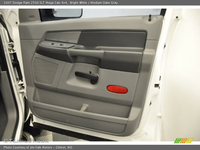 Bright White / Medium Slate Gray 2007 Dodge Ram 2500 SLT Mega Cab 4x4