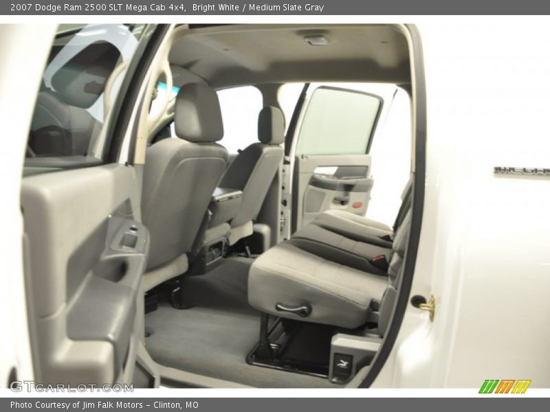 Bright White / Medium Slate Gray 2007 Dodge Ram 2500 SLT Mega Cab 4x4