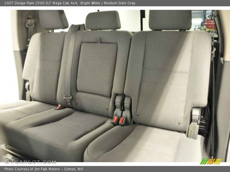 Bright White / Medium Slate Gray 2007 Dodge Ram 2500 SLT Mega Cab 4x4