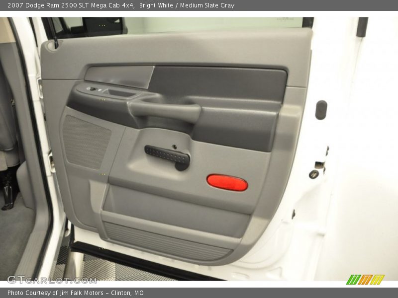 Bright White / Medium Slate Gray 2007 Dodge Ram 2500 SLT Mega Cab 4x4