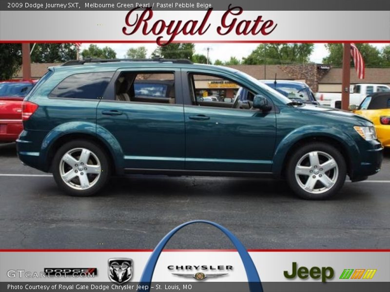 Melbourne Green Pearl / Pastel Pebble Beige 2009 Dodge Journey SXT