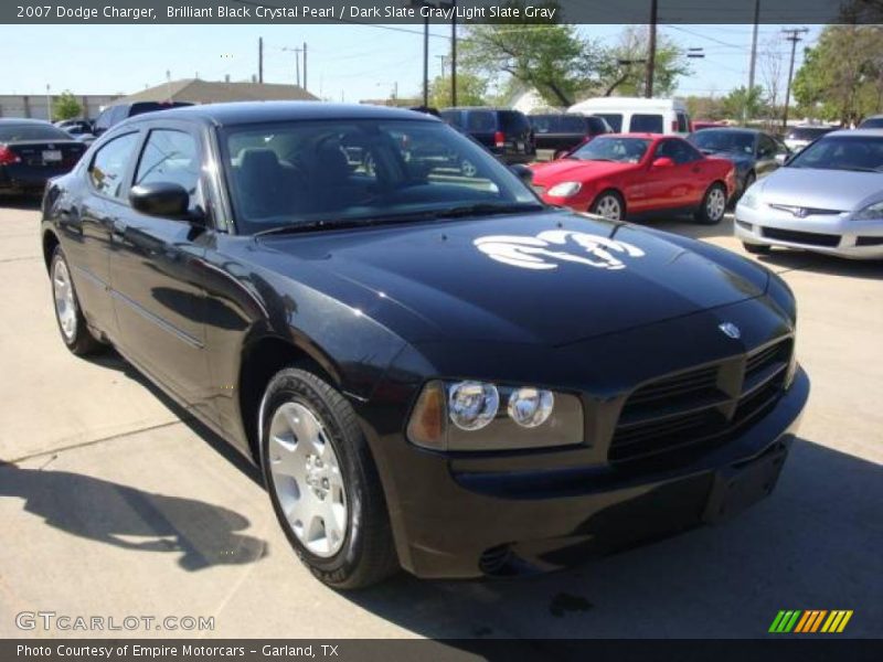 Brilliant Black Crystal Pearl / Dark Slate Gray/Light Slate Gray 2007 Dodge Charger