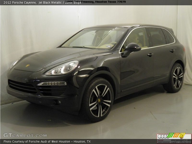 Jet Black Metallic / Luxor Beige 2012 Porsche Cayenne