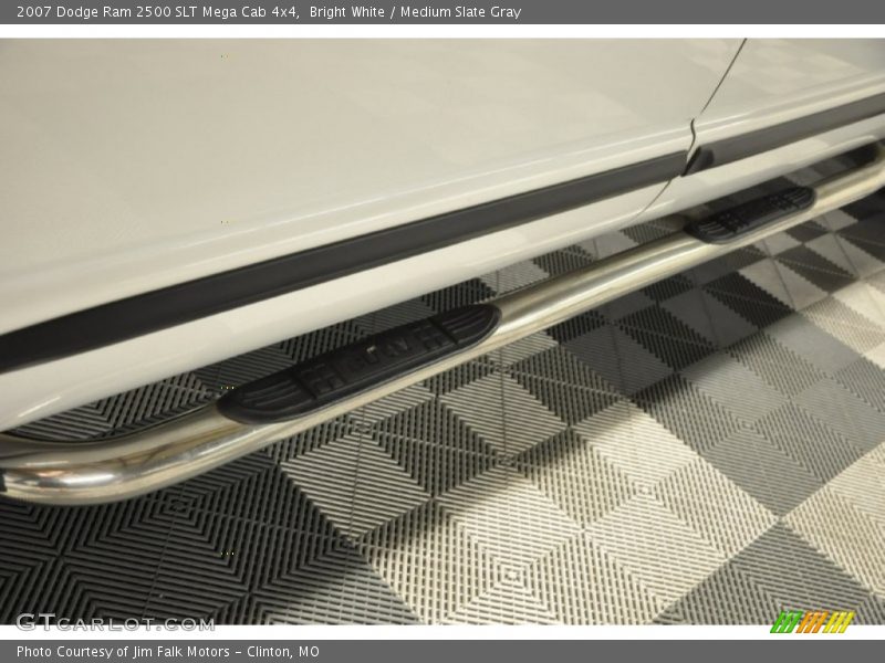 Bright White / Medium Slate Gray 2007 Dodge Ram 2500 SLT Mega Cab 4x4