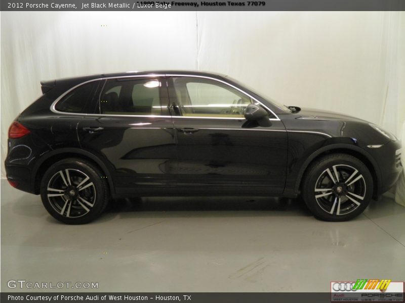 Jet Black Metallic / Luxor Beige 2012 Porsche Cayenne
