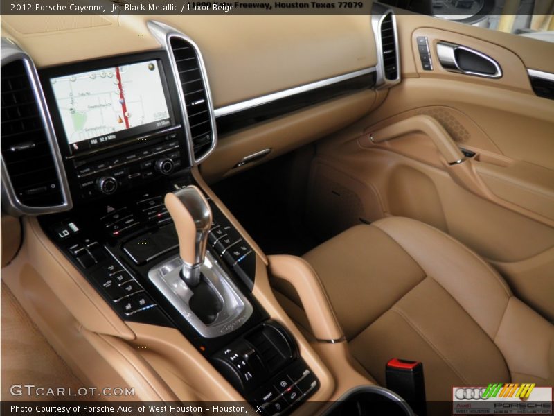 Jet Black Metallic / Luxor Beige 2012 Porsche Cayenne