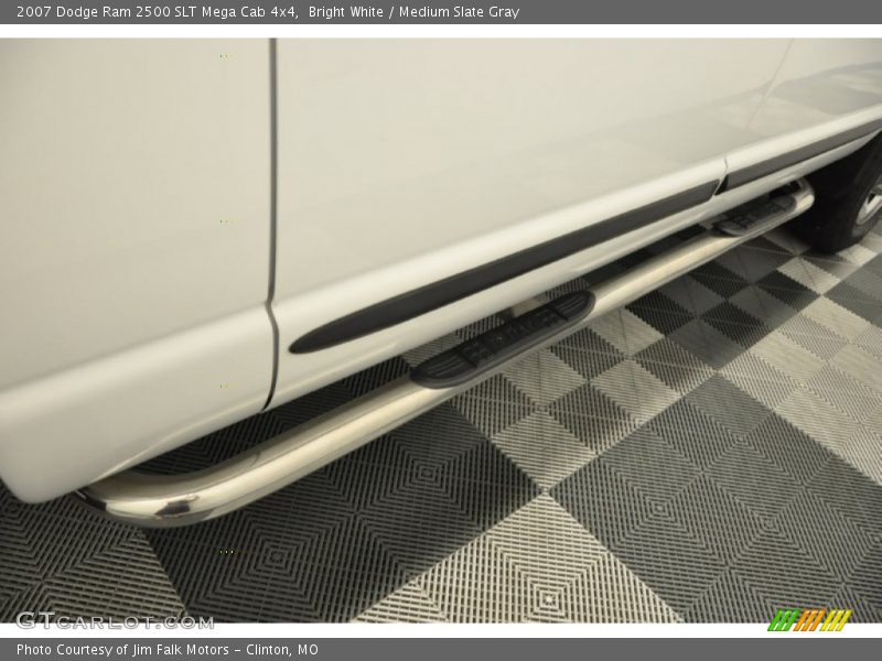 Bright White / Medium Slate Gray 2007 Dodge Ram 2500 SLT Mega Cab 4x4