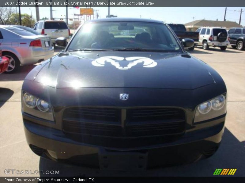 Brilliant Black Crystal Pearl / Dark Slate Gray/Light Slate Gray 2007 Dodge Charger