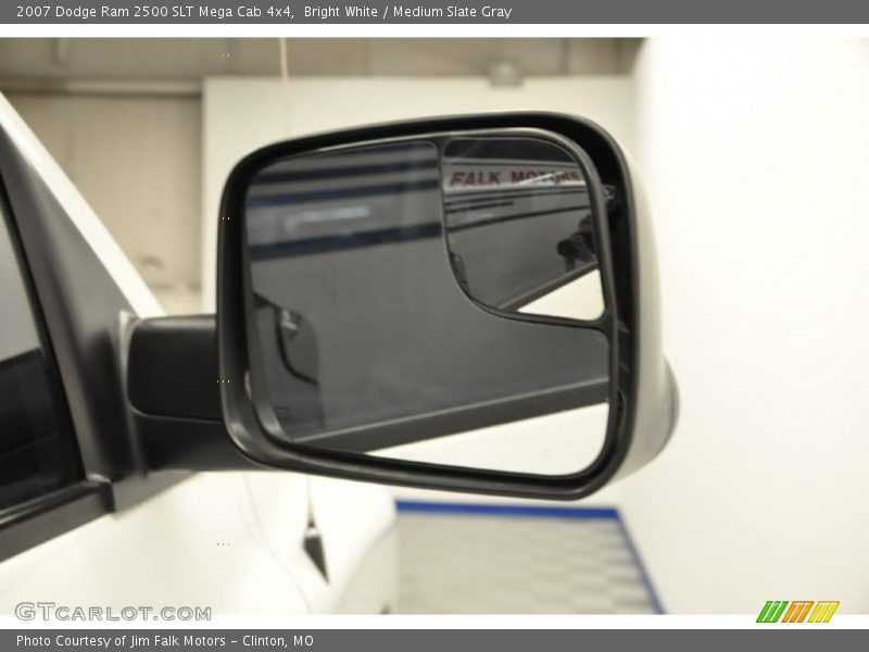 Bright White / Medium Slate Gray 2007 Dodge Ram 2500 SLT Mega Cab 4x4