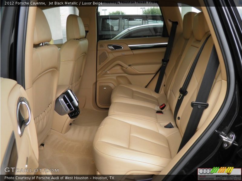 Jet Black Metallic / Luxor Beige 2012 Porsche Cayenne
