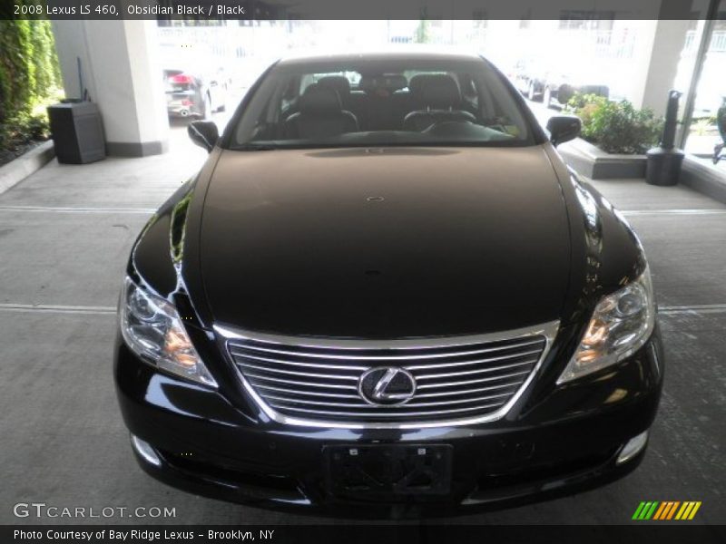 Obsidian Black / Black 2008 Lexus LS 460