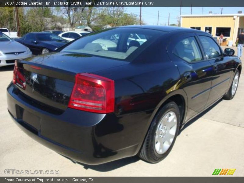 Brilliant Black Crystal Pearl / Dark Slate Gray/Light Slate Gray 2007 Dodge Charger
