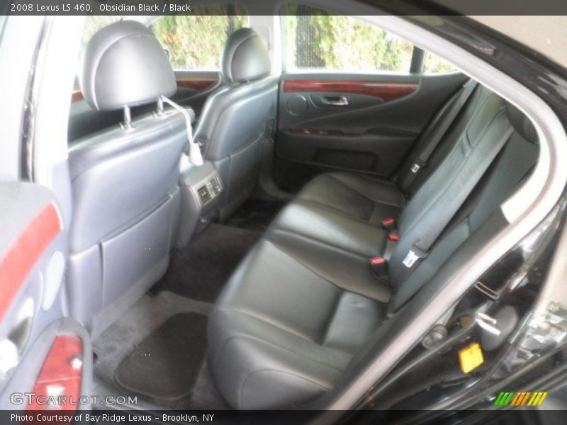 Obsidian Black / Black 2008 Lexus LS 460