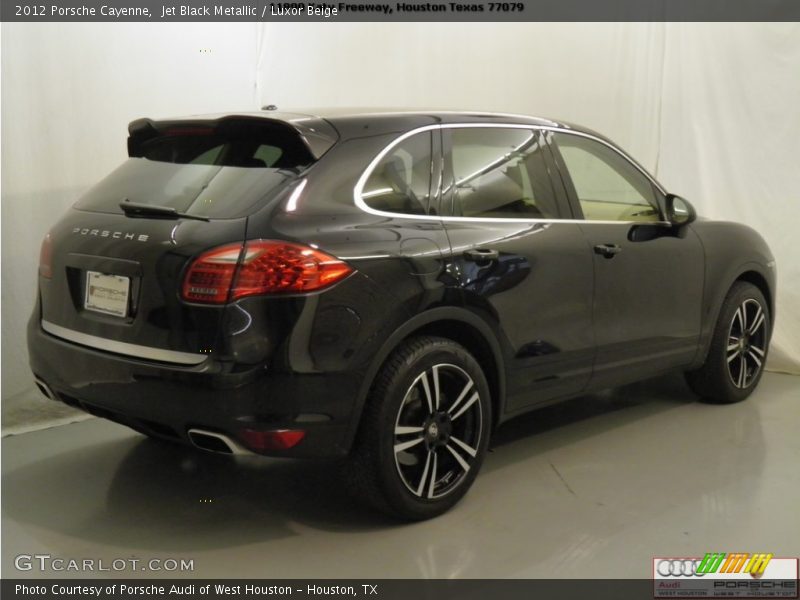 Jet Black Metallic / Luxor Beige 2012 Porsche Cayenne