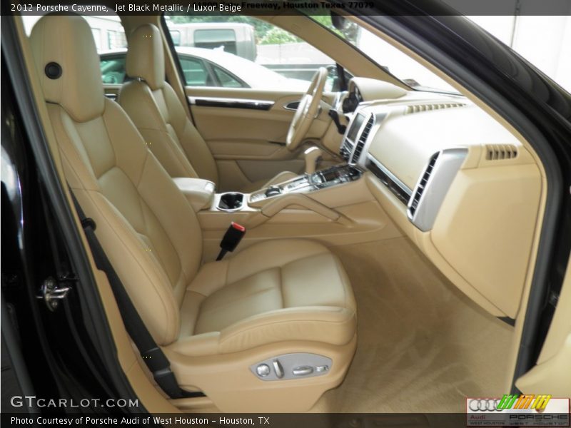 Jet Black Metallic / Luxor Beige 2012 Porsche Cayenne