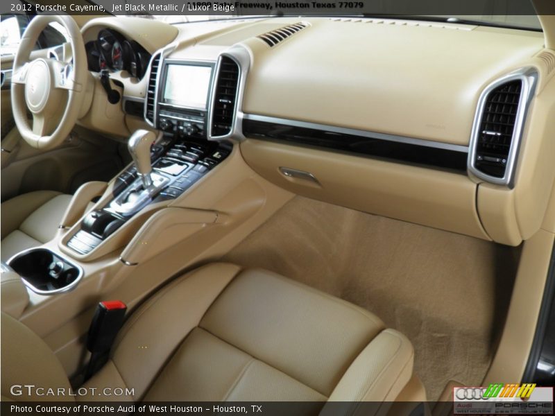 Jet Black Metallic / Luxor Beige 2012 Porsche Cayenne