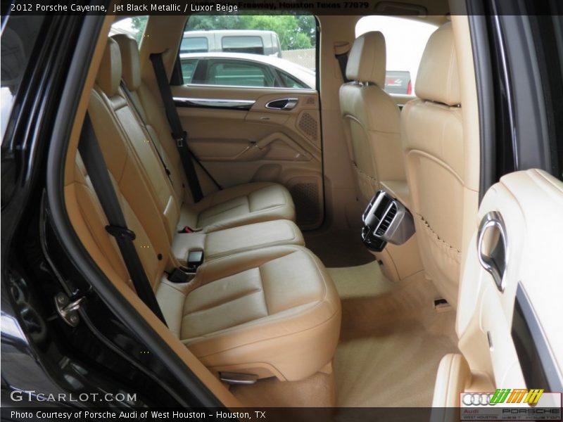 Jet Black Metallic / Luxor Beige 2012 Porsche Cayenne