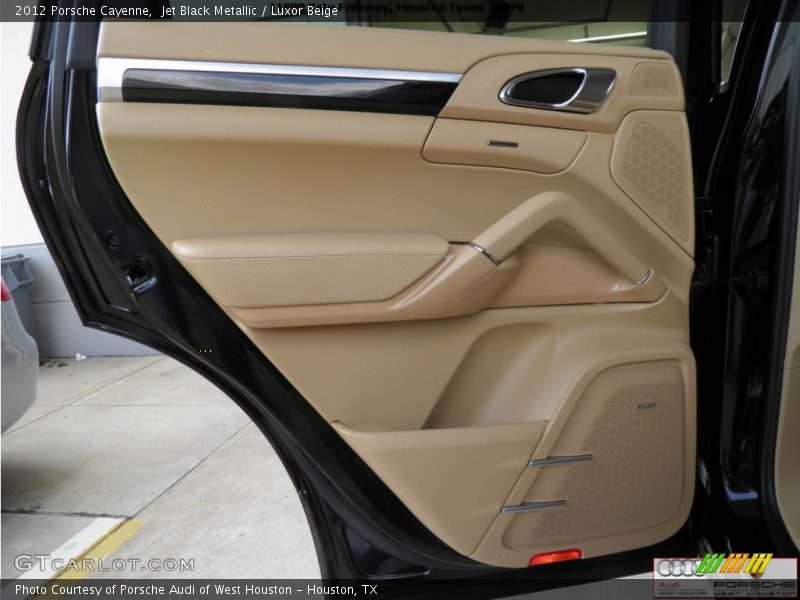 Jet Black Metallic / Luxor Beige 2012 Porsche Cayenne