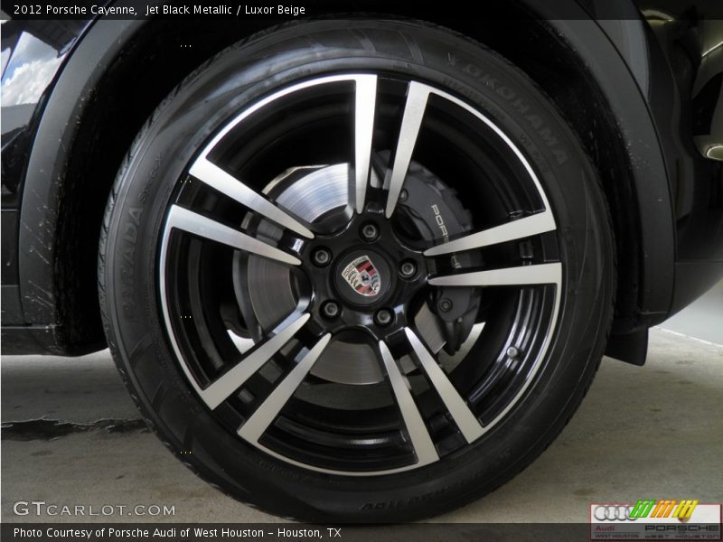Jet Black Metallic / Luxor Beige 2012 Porsche Cayenne
