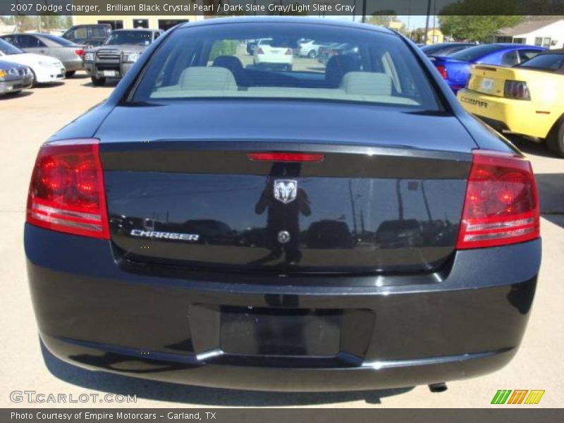 Brilliant Black Crystal Pearl / Dark Slate Gray/Light Slate Gray 2007 Dodge Charger