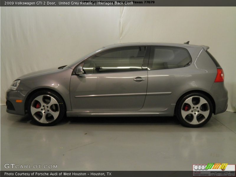 United Grey Metallic / Interlagos Black Cloth 2009 Volkswagen GTI 2 Door