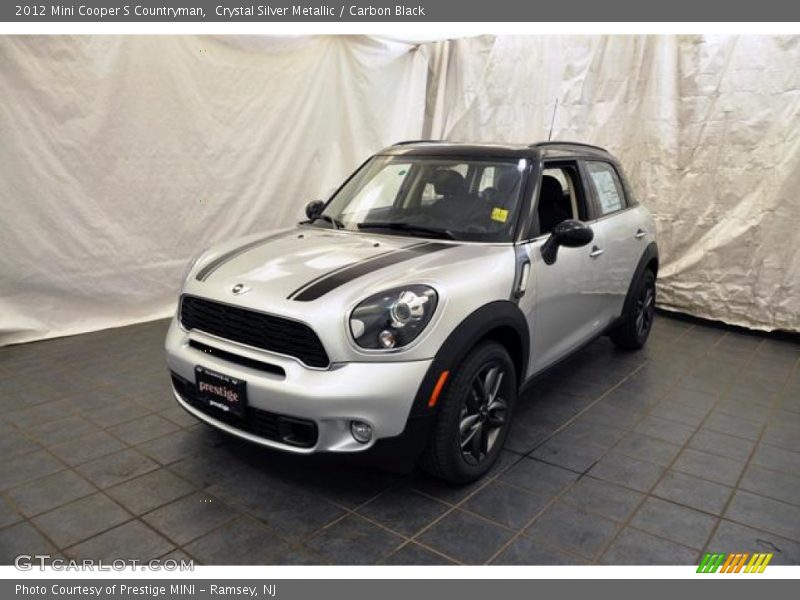 Crystal Silver Metallic / Carbon Black 2012 Mini Cooper S Countryman