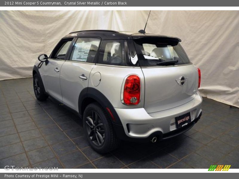 Crystal Silver Metallic / Carbon Black 2012 Mini Cooper S Countryman