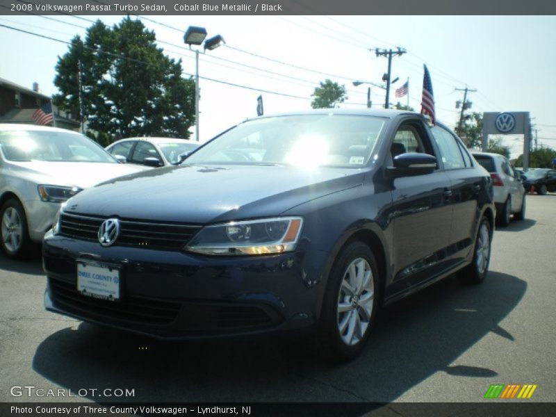 Cobalt Blue Metallic / Black 2008 Volkswagen Passat Turbo Sedan