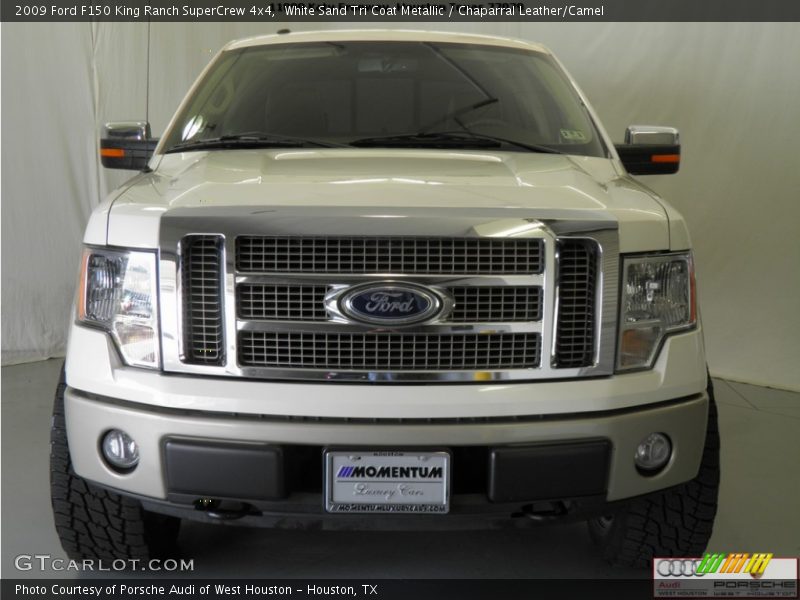White Sand Tri Coat Metallic / Chaparral Leather/Camel 2009 Ford F150 King Ranch SuperCrew 4x4
