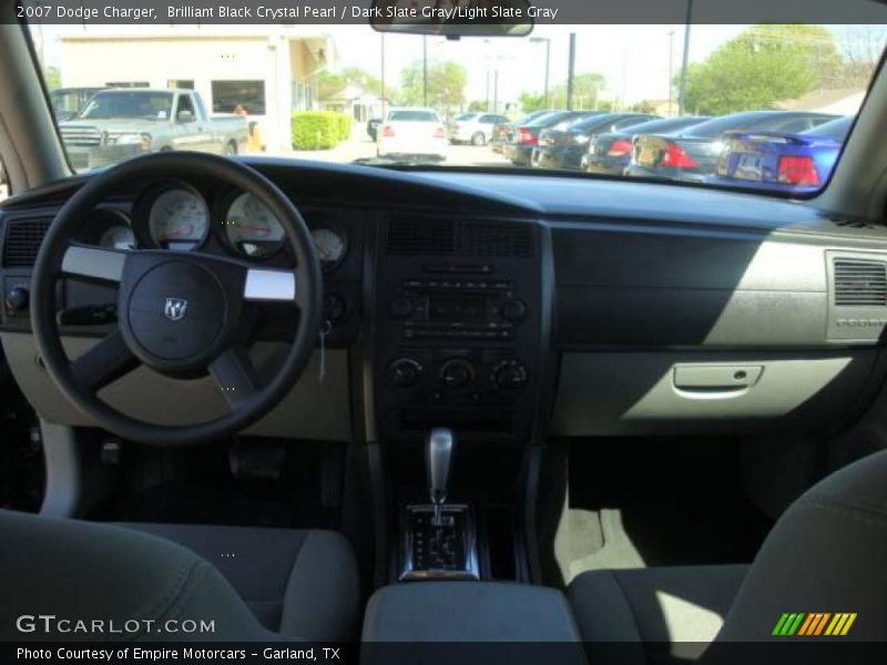 Brilliant Black Crystal Pearl / Dark Slate Gray/Light Slate Gray 2007 Dodge Charger