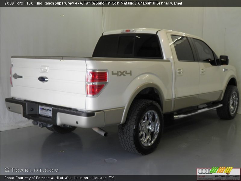 White Sand Tri Coat Metallic / Chaparral Leather/Camel 2009 Ford F150 King Ranch SuperCrew 4x4