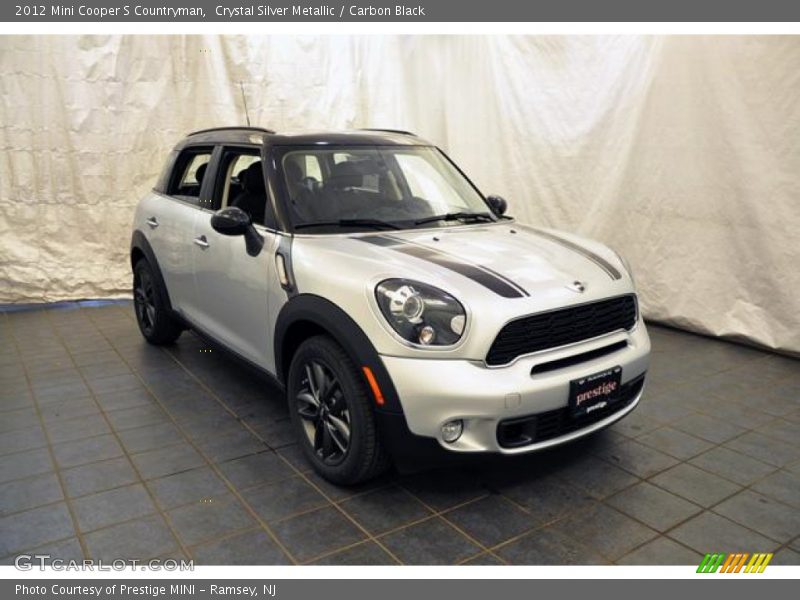 Crystal Silver Metallic / Carbon Black 2012 Mini Cooper S Countryman