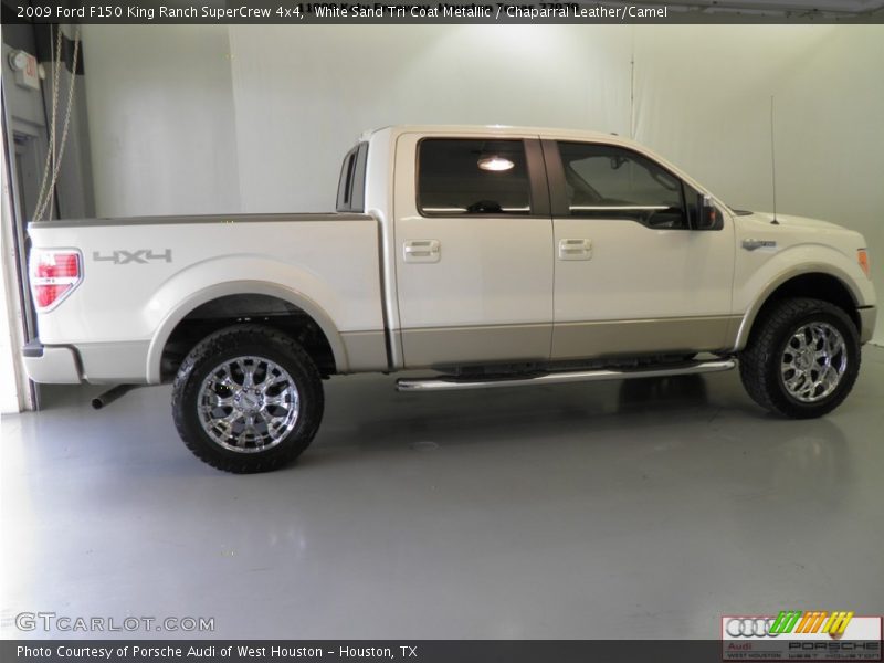 White Sand Tri Coat Metallic / Chaparral Leather/Camel 2009 Ford F150 King Ranch SuperCrew 4x4