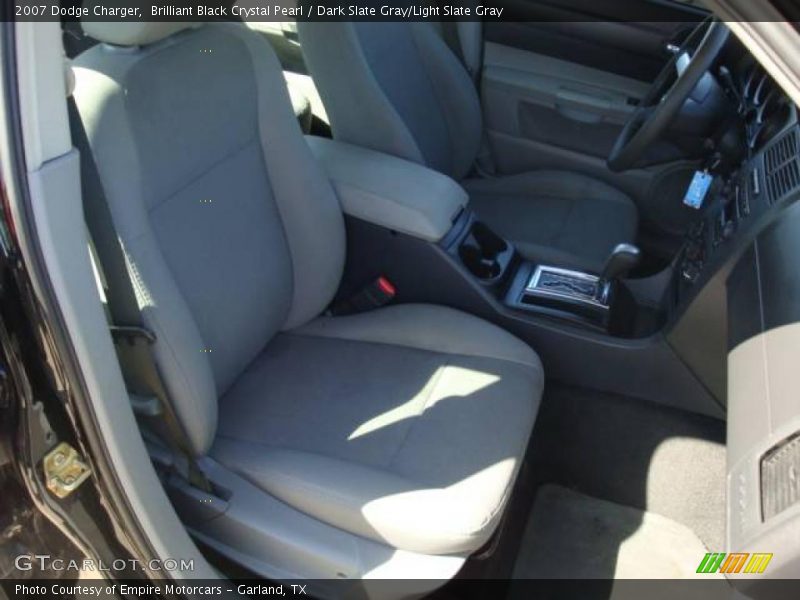 Brilliant Black Crystal Pearl / Dark Slate Gray/Light Slate Gray 2007 Dodge Charger